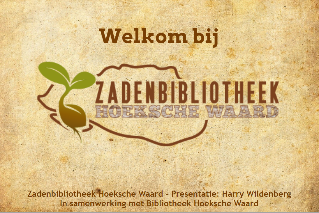 Zadenbibliotheek Hoeksche Waard